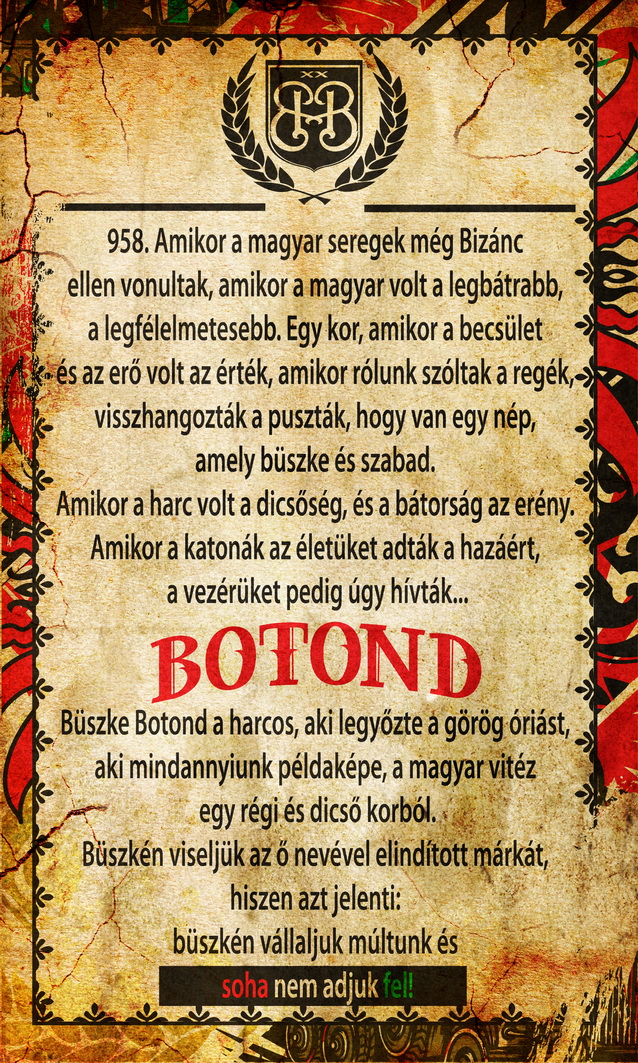 Büszke Botond története
